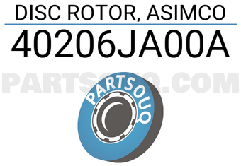 ASIMCO 40206JA00A DISC ROTOR, ASIMCO