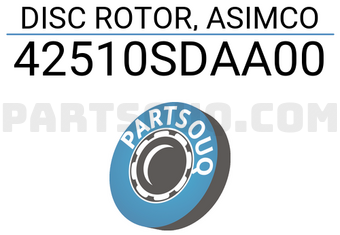 ASIMCO 42510SDAA00 DISC ROTOR, ASIMCO