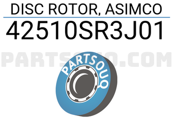 ASIMCO 42510SR3J01 DISC ROTOR, ASIMCO
