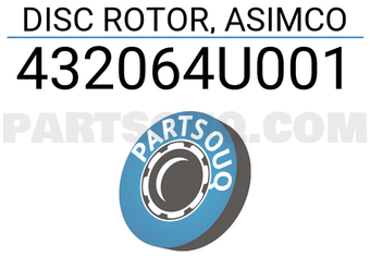 ASIMCO 432064U001 DISC ROTOR, ASIMCO