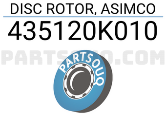 ASIMCO 435120K010 DISC ROTOR, ASIMCO