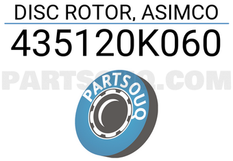 ASIMCO 435120K060 DISC ROTOR, ASIMCO