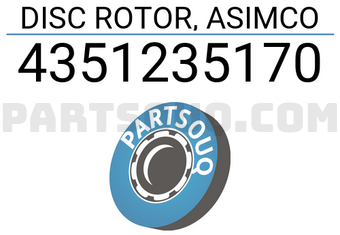 ASIMCO 4351235170 DISC ROTOR, ASIMCO