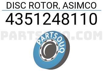ASIMCO 4351248110 DISC ROTOR, ASIMCO