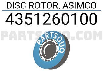 ASIMCO 4351260100 DISC ROTOR, ASIMCO