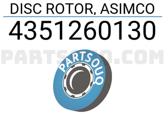 ASIMCO 4351260130 DISC ROTOR, ASIMCO