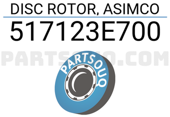 ASIMCO 517123E700 DISC ROTOR, ASIMCO