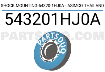 ASIMCO 543201HJ0A SHOCK MOUNTING-54320-1HJ0A - ASIMCO THAILAND