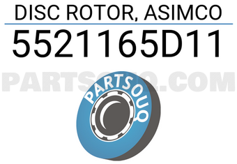 ASIMCO 5521165D11 DISC ROTOR, ASIMCO