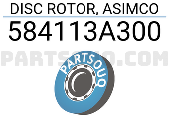 ASIMCO 584113A300 DISC ROTOR, ASIMCO