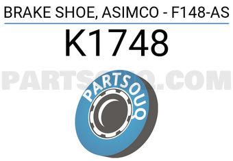 ASIMCO K1748 BRAKE SHOE, ASIMCO - F148-AS