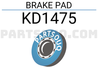 ASIMCO KD1475 BRAKE PAD