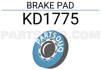ASIMCO KD1775 BRAKE PAD