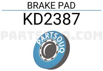 ASIMCO KD2387 BRAKE PAD