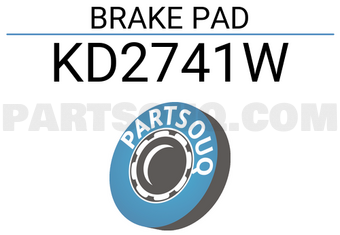 ASIMCO KD2741W BRAKE PAD