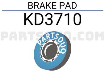 ASIMCO KD3710 BRAKE PAD