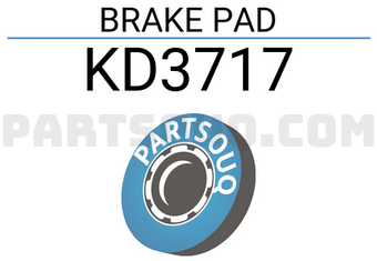 ASIMCO KD3717 BRAKE PAD
