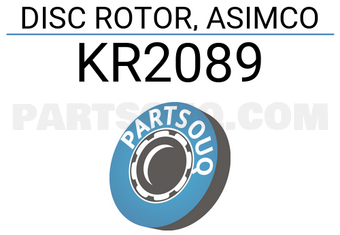 ASIMCO KR2089 DISC ROTOR, ASIMCO