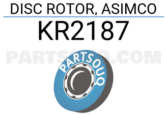 ASIMCO KR2187 DISC ROTOR, ASIMCO