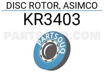 ASIMCO KR3403 DISC ROTOR, ASIMCO