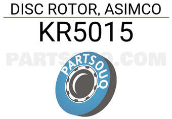 ASIMCO KR5015 DISC ROTOR, ASIMCO