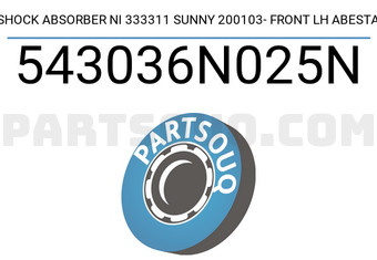 Abesta 543036N025N SHOCK ABSORBER NI 333311 SUNNY 200103- FRONT LH ABESTA