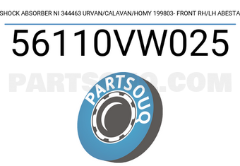 Abesta 56110VW025 SHOCK ABSORBER NI 344463 URVAN/CALAVAN/HOMY 199803- FRONT RH/LH ABESTA