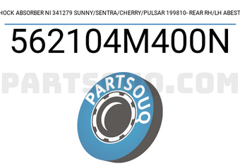 Abesta 562104M400N SHOCK ABSORBER NI 341279 SUNNY/SENTRA/CHERRY/PULSAR 199810- REAR RH/LH ABESTA