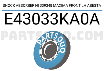 Abesta E43033KA0A SHOCK ABSORBER NI 339348 MAXIMA FRONT LH ABESTA