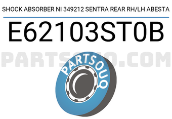 Abesta E62103ST0B SHOCK ABSORBER NI 349212 SENTRA REAR RH/LH ABESTA