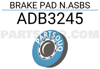 Allied Nippon ADB3245 BRAKE PAD N.ASBS