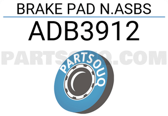 Allied Nippon ADB3912 BRAKE PAD N.ASBS