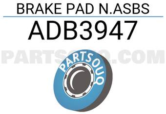 Allied Nippon ADB3947 BRAKE PAD N.ASBS