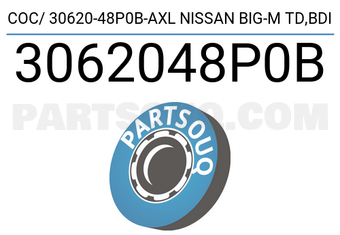 Axcel 3062048P0B COC/ 30620-48P0B-AXL NISSAN BIG-M TD,BDI