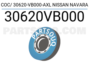 Axcel 30620VB000 COC/ 30620-VB000-AXL NISSAN NAVARA