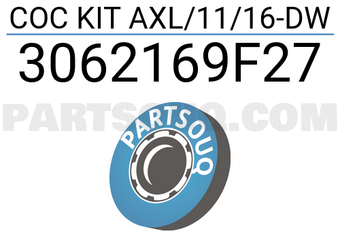 Axcel 3062169F27 COC KIT AXL/11/16-DW