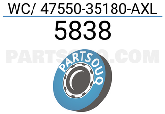 Axcel 5838 WC/ 47550-35180-AXL