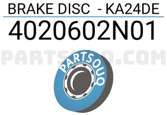 Axios 4020602N01 BRAKE DISC - KA24DE