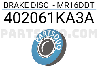 Axios 402061KA3A BRAKE DISC - MR16DDT