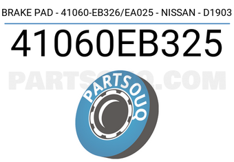 Axios 41060EB325 BRAKE PAD - 41060-EB326/EA025 - NISSAN - D1903