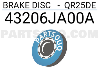 Axios 43206JA00A BRAKE DISC - QR25DE