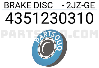 Axios 4351230310 BRAKE DISC - 2JZ-GE