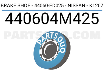 Axios 440604M425 BRAKE SHOE - 44060-ED025 - NISSAN - K1267