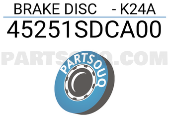 Axios 45251SDCA00 BRAKE DISC - K24A