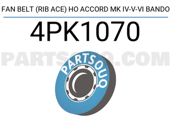 BANDO 4PK1070 FAN BELT (RIB ACE) HO ACCORD MK IV-V-VI BANDO