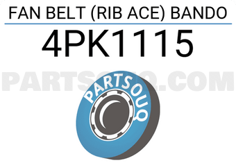 BANDO 4PK1115 FAN BELT (RIB ACE) BANDO