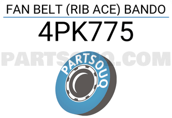 BANDO 4PK775 FAN BELT (RIB ACE) BANDO