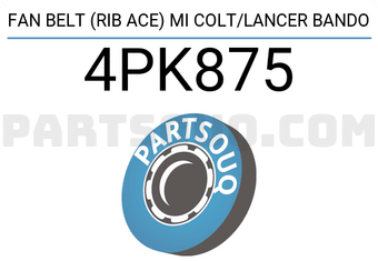 BANDO 4PK875 FAN BELT (RIB ACE) MI COLT/LANCER BANDO