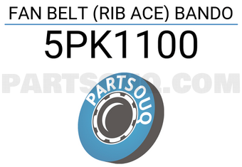 BANDO 5PK1100 FAN BELT (RIB ACE) BANDO