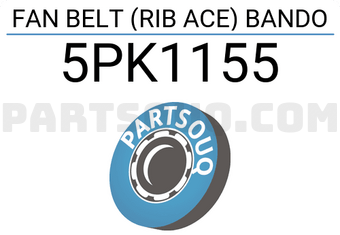 BANDO 5PK1155 FAN BELT (RIB ACE) BANDO